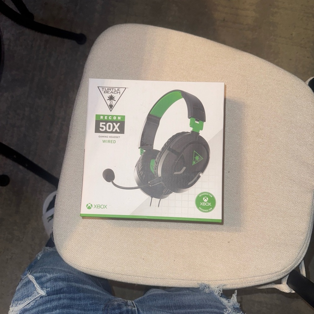 Black and Green Gaming Headset